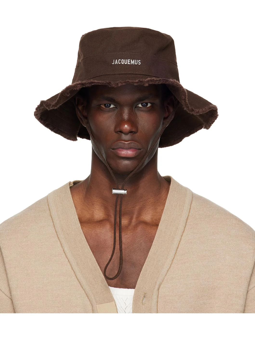 Brown 'The Artichaut' Bucket Hat - 1