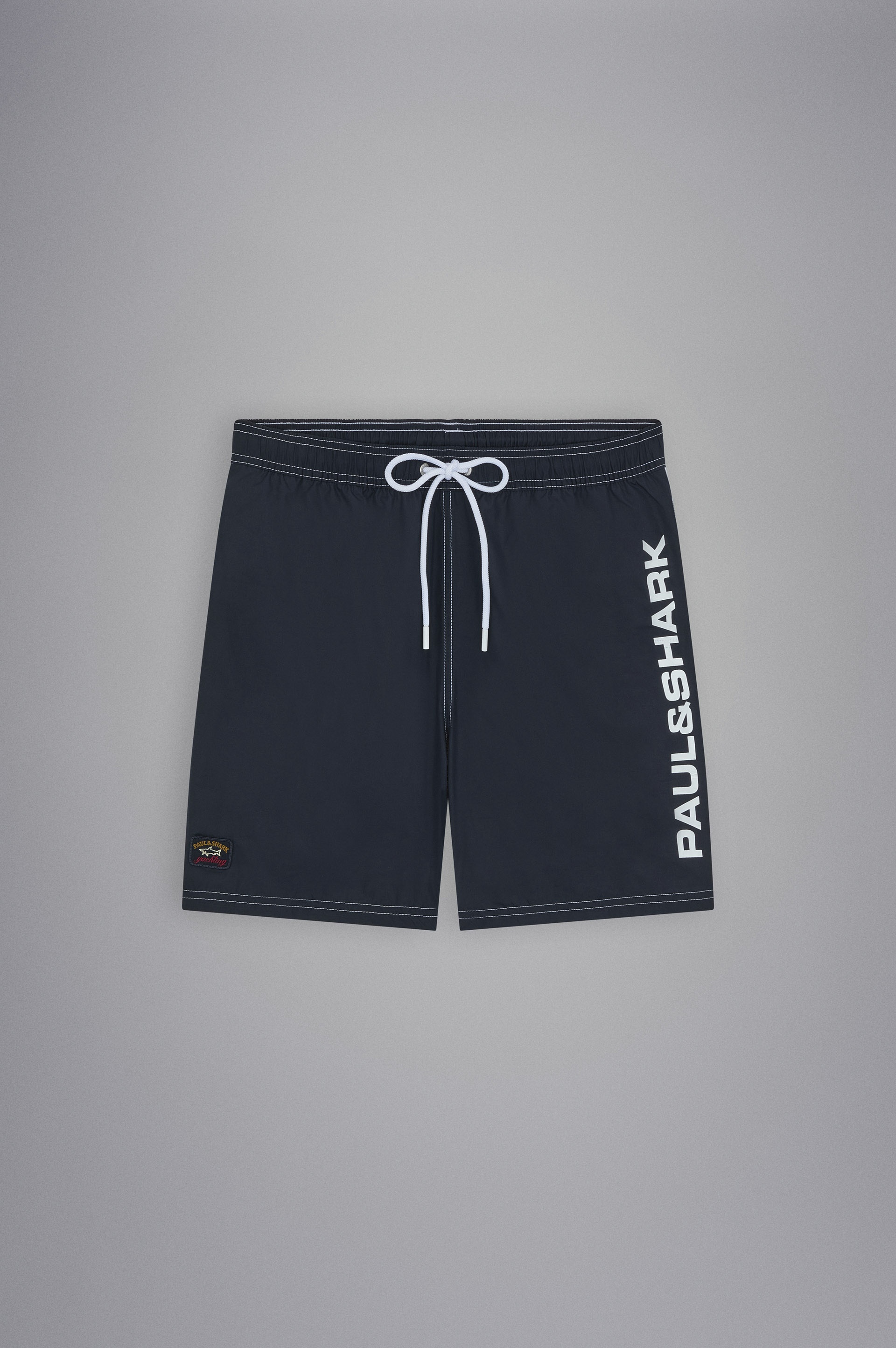 COLOR BLOCK SWIM SHORTS WITH PAUL&SHARK PRINT - 1