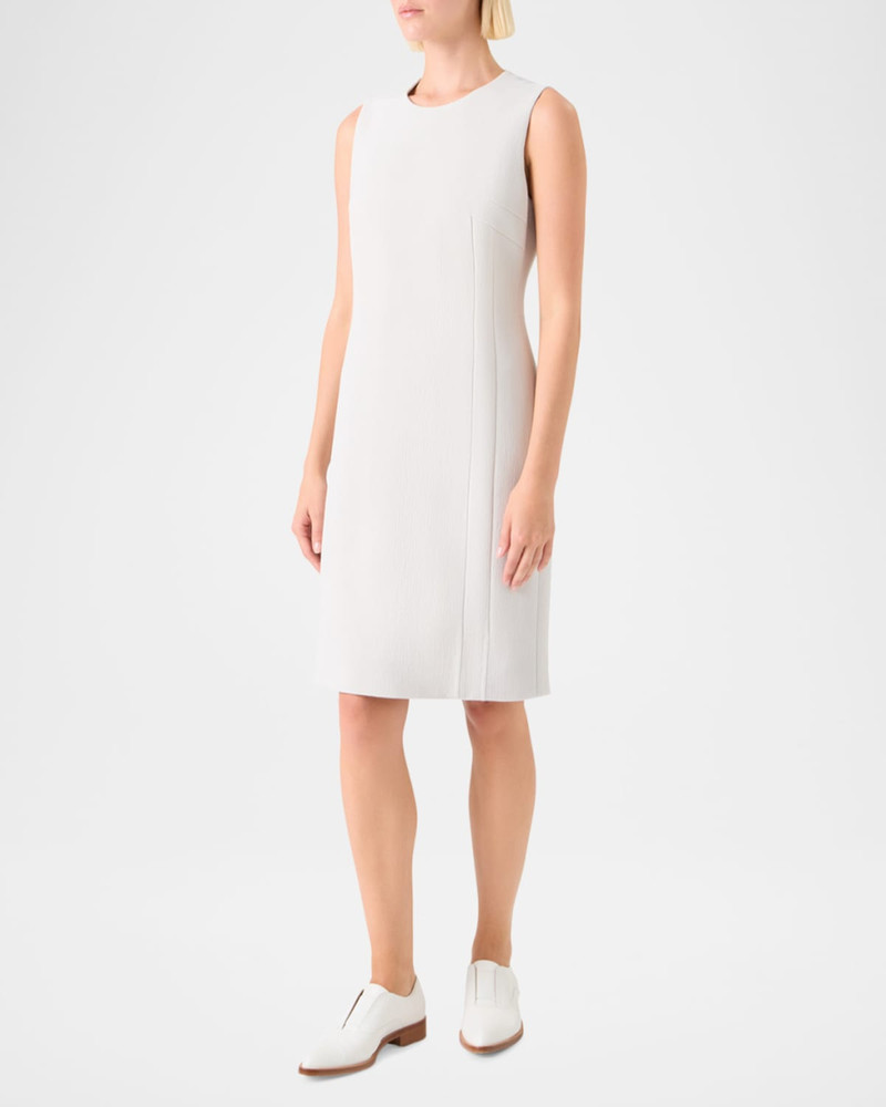 AKRIS Wool Crepe Sheath Dress outlook