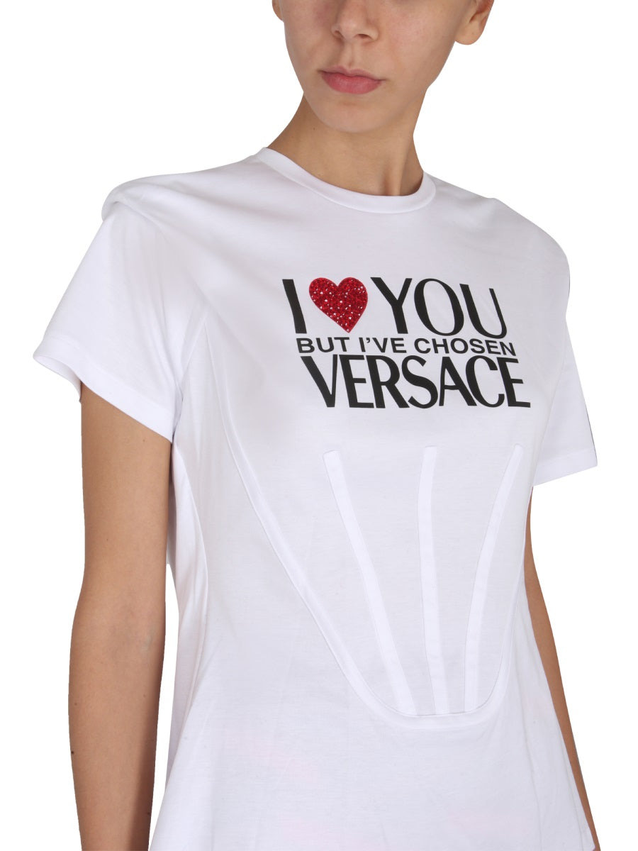Versace Women T Shirt With Logo - 4