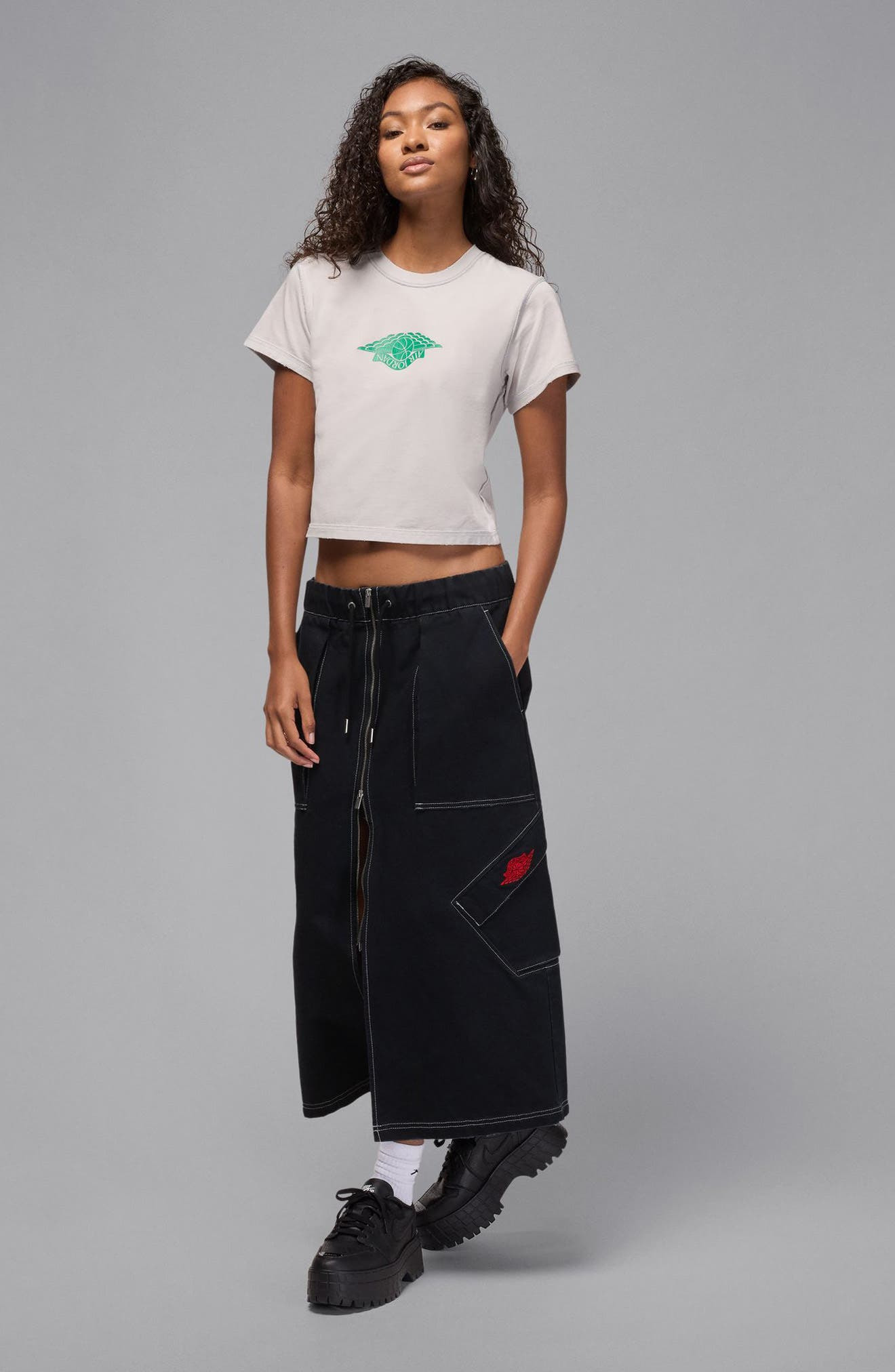 Jordan Flight Rare Air Cotton Graphic T-Shirt in Neutral Grey at Nordstrom - 6