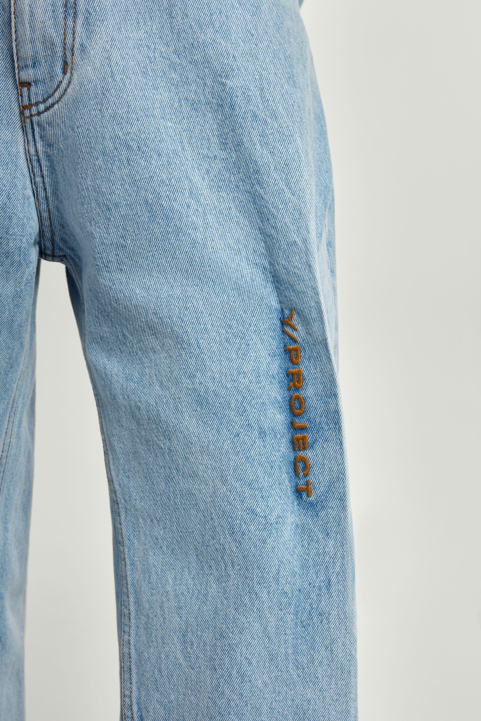 Pinched Logo Jeans - 4