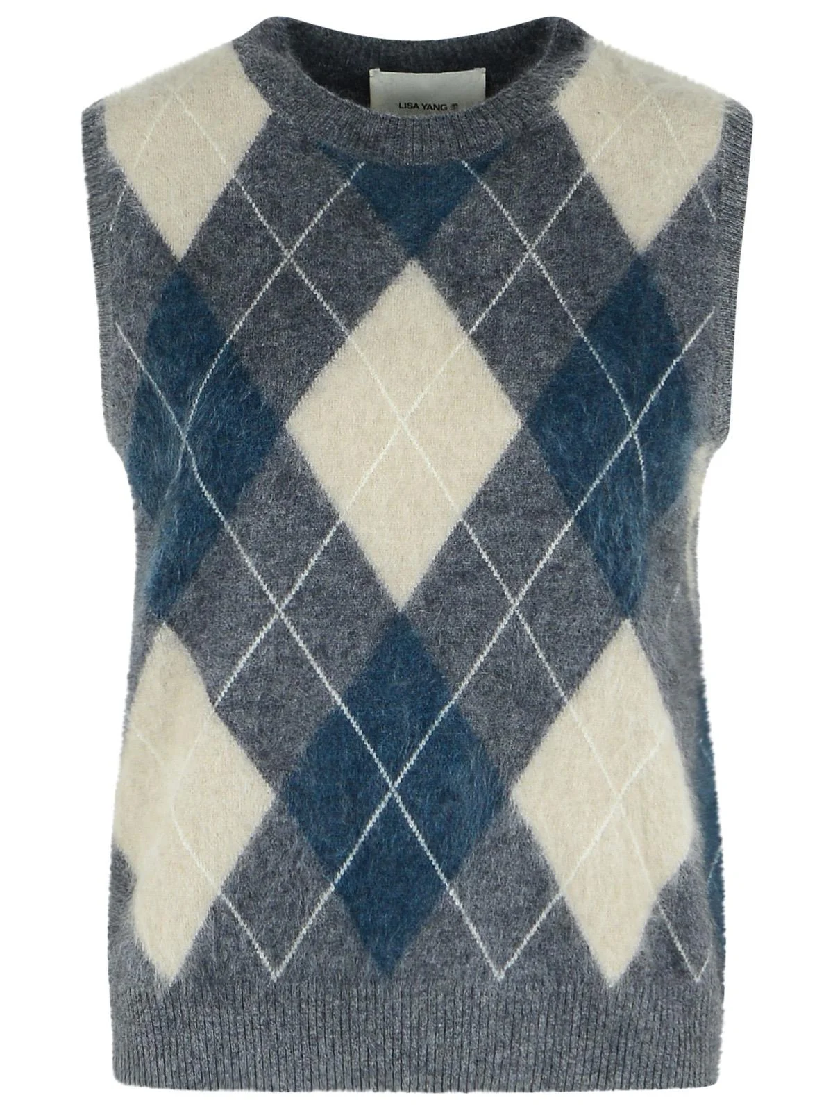 Lisa Yang 'Yasmine' Graphite Cashmere Vest Women - 1