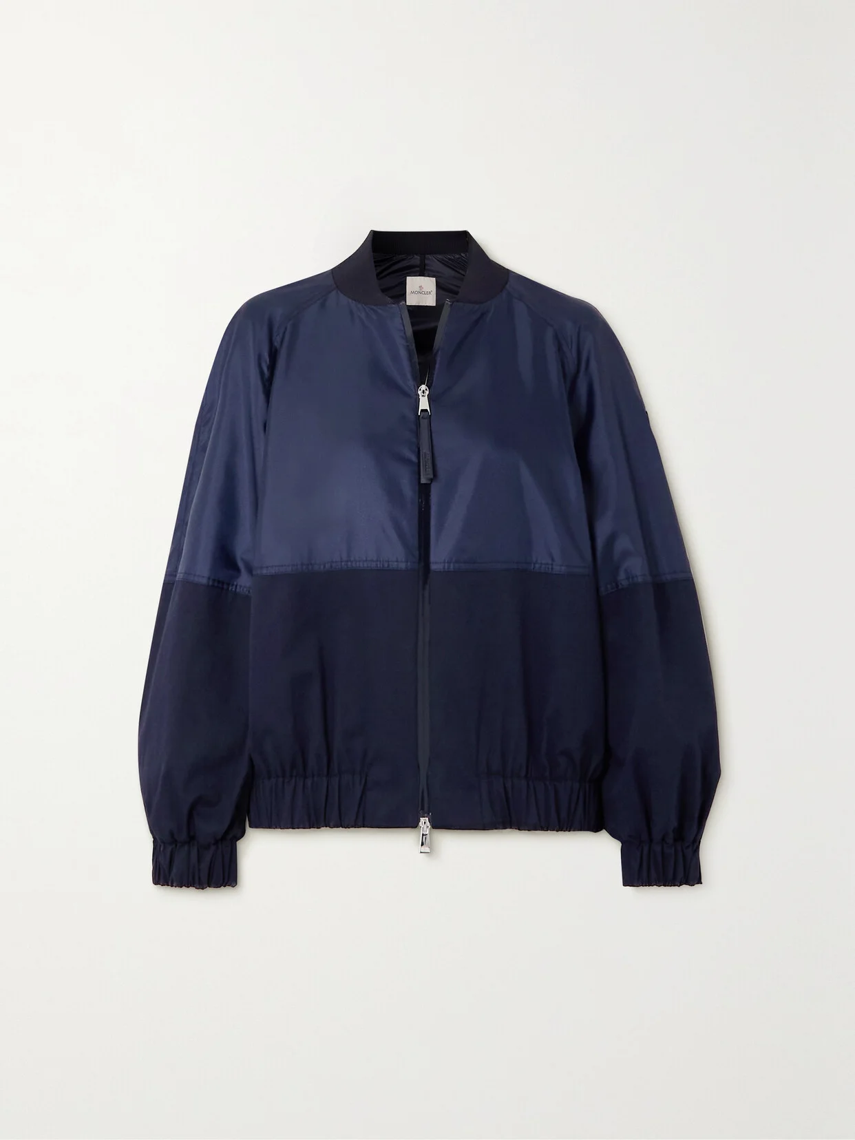 Gobie Satin And Cotton-blend Twill Bomber Jacket - 1
