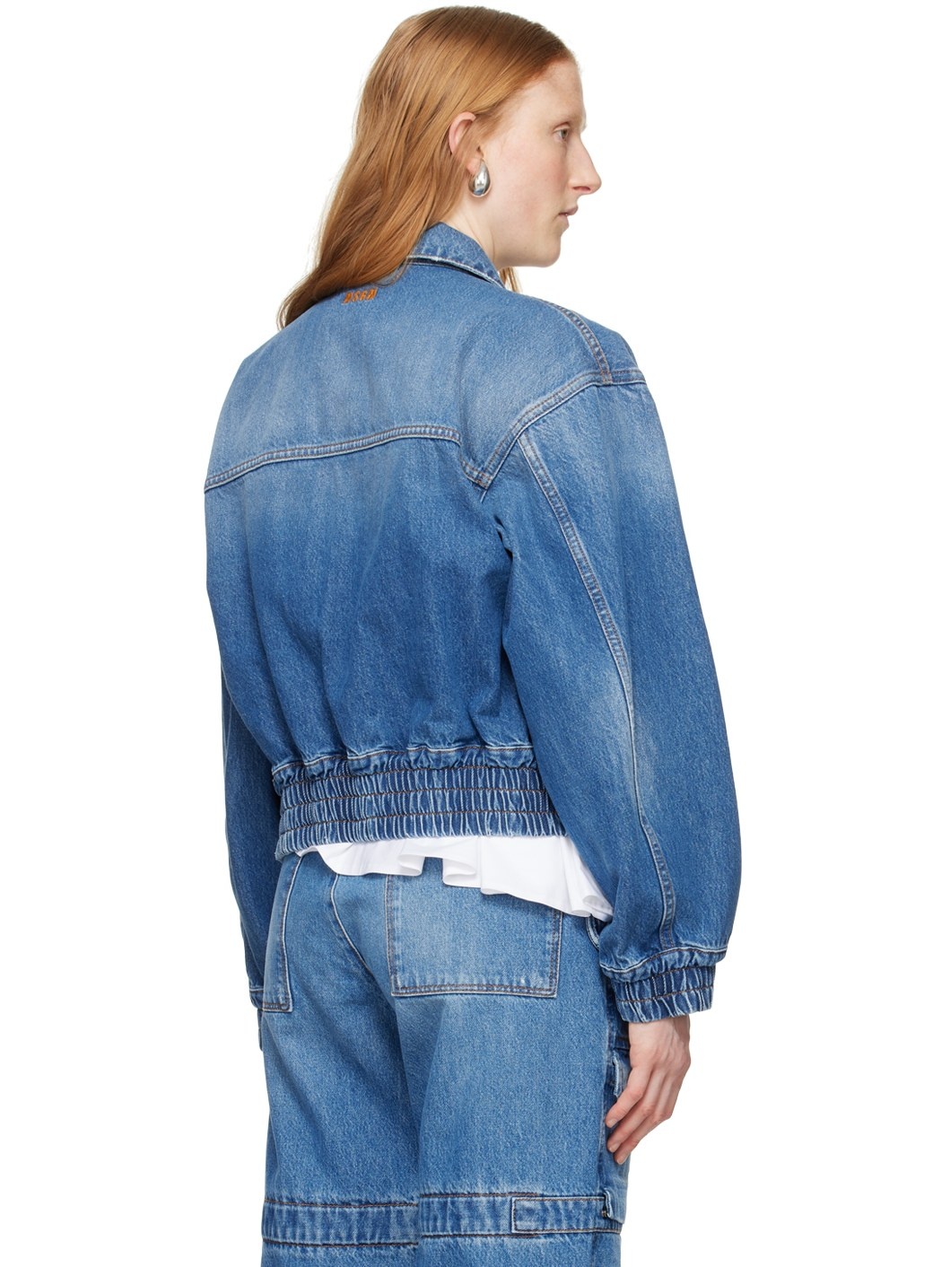 Indigo Oversized Denim Jacket - 3