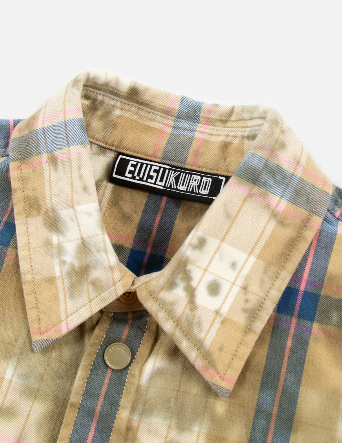 Tie-dyed Check Shirt - 9