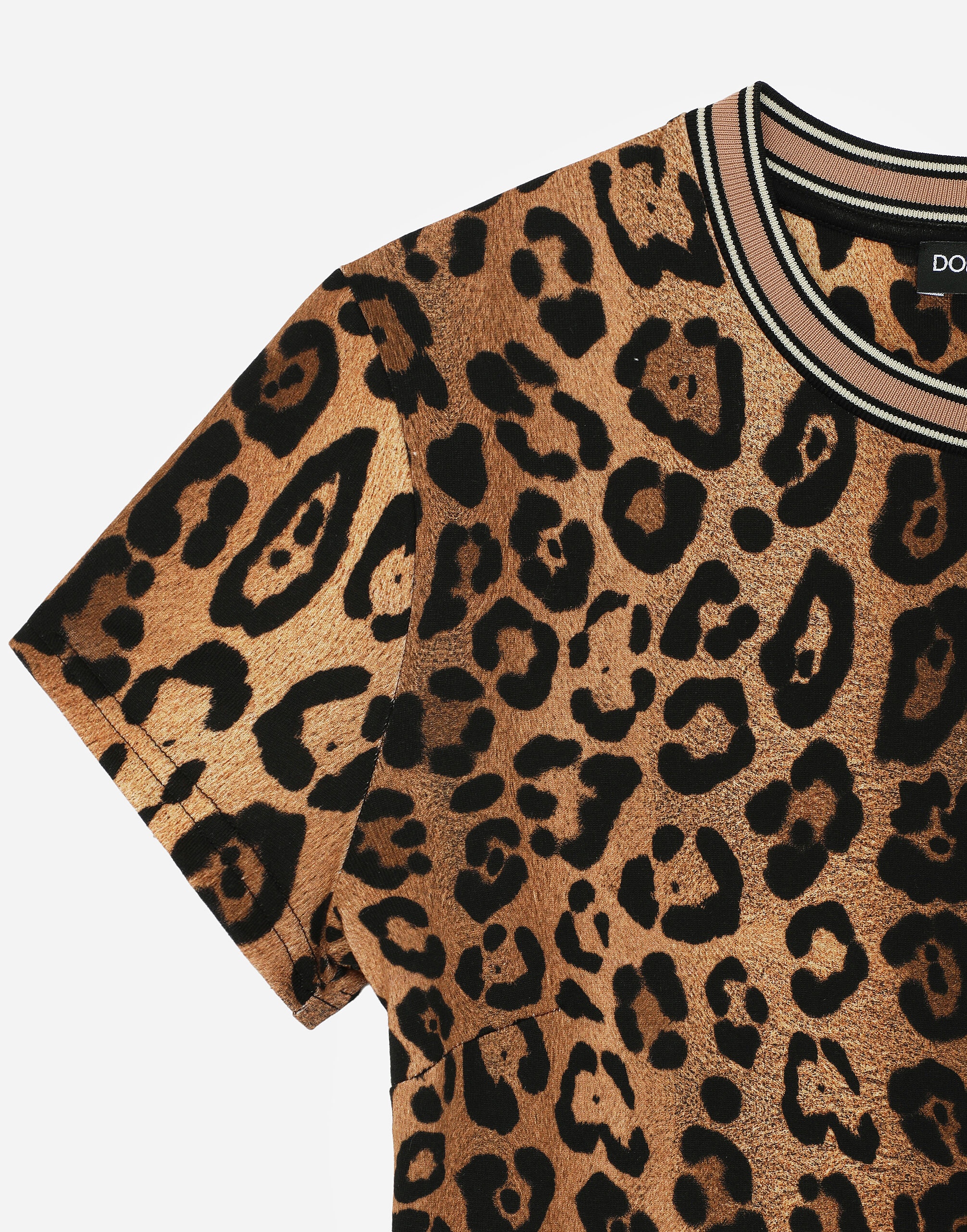 Short-sleeved leopard-print Crespo T-shirt - 3