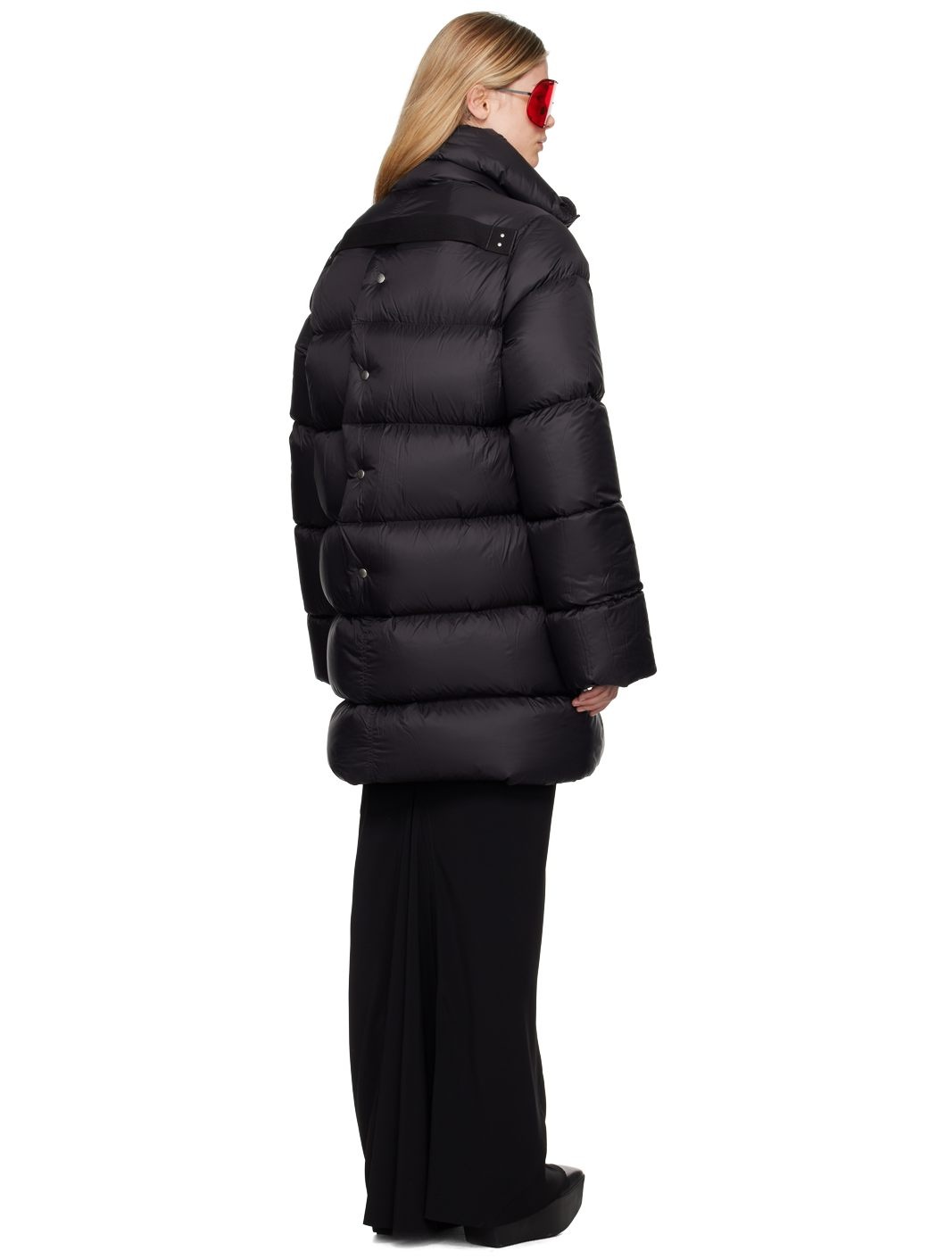 Black Porterville Turtle Down Coat - 3