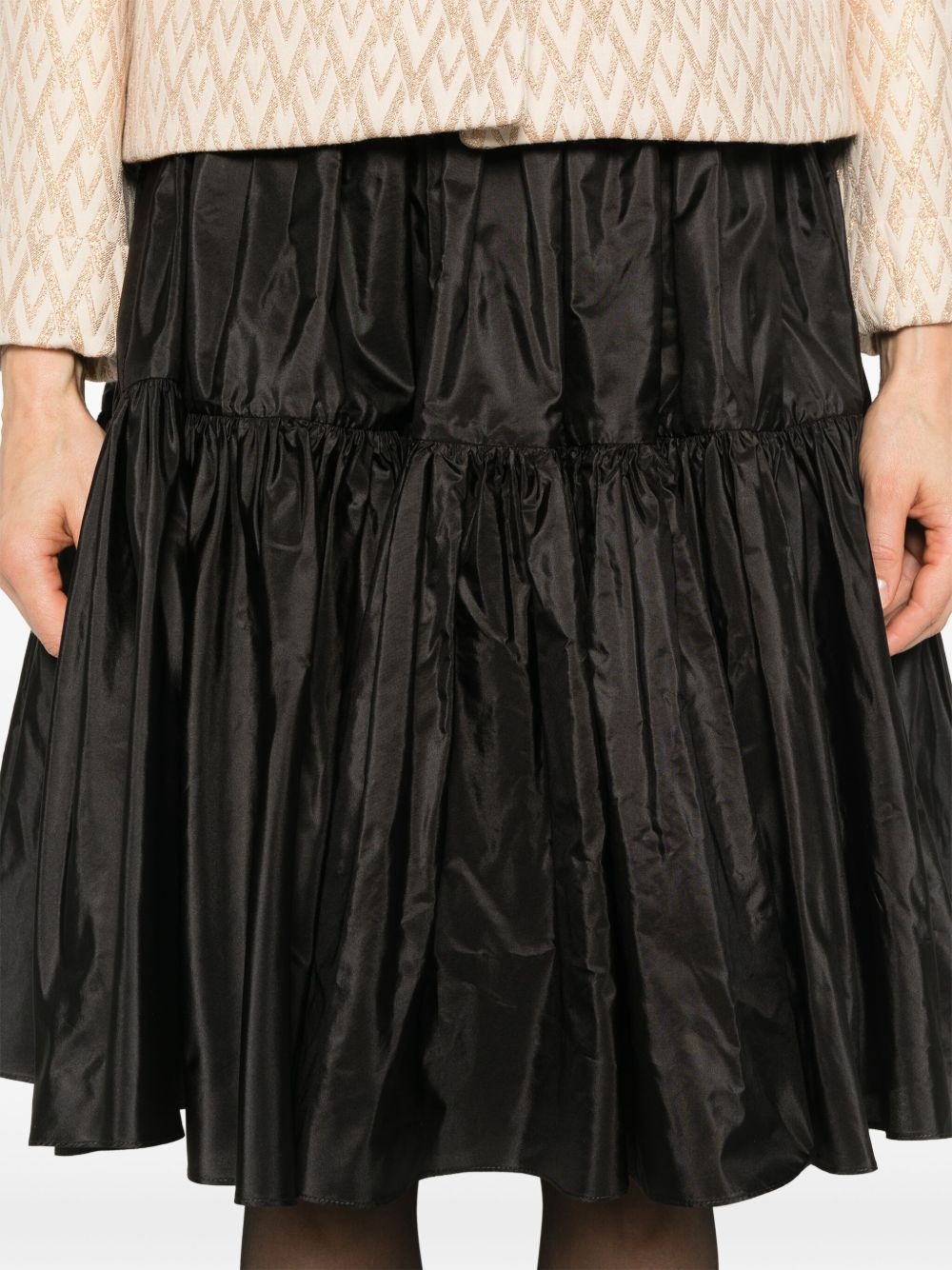 taffeta silk skirt - 5