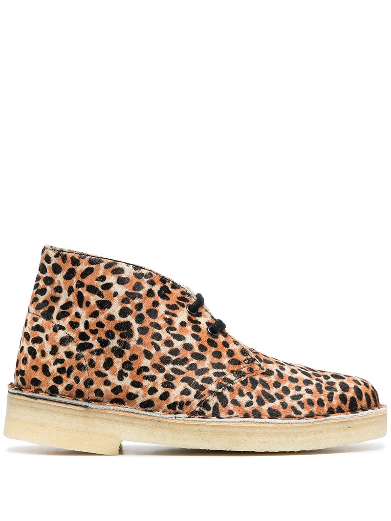 leopard-print desert boots 1