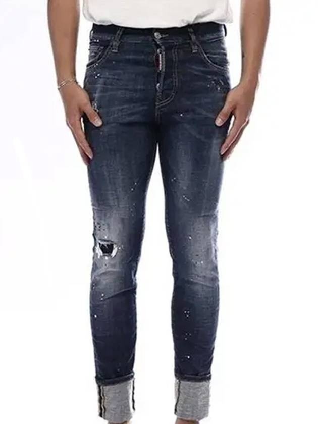 Men's Maple Big Patch Sexy Mercury Jean Blue - 1