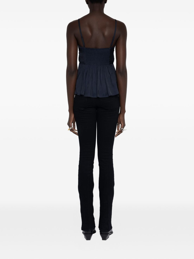 Zadig & Voltaire ruched satin top outlook