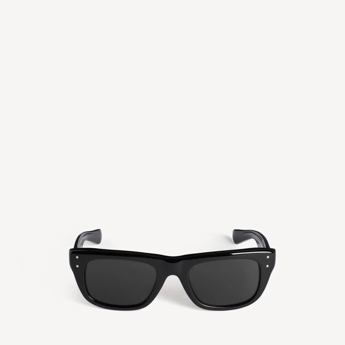Men's Standard Square Sunglasses in Black - 1