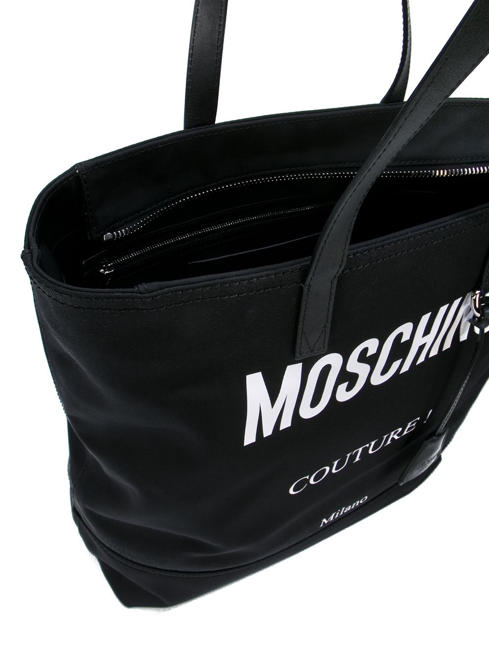 contrast logo tote bag - 5