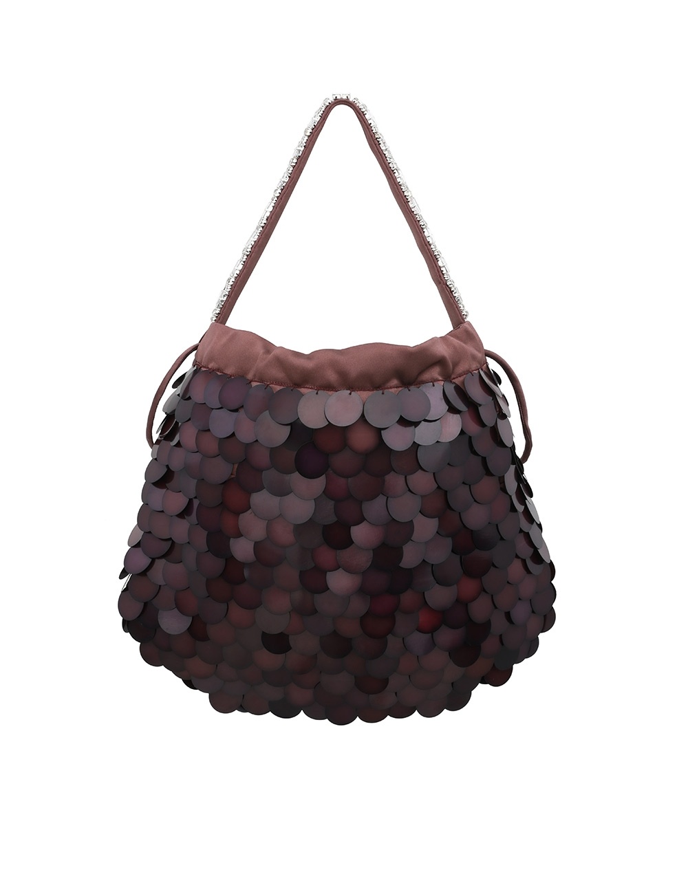 SEQUIN EMBROIDERED POUCH - 4