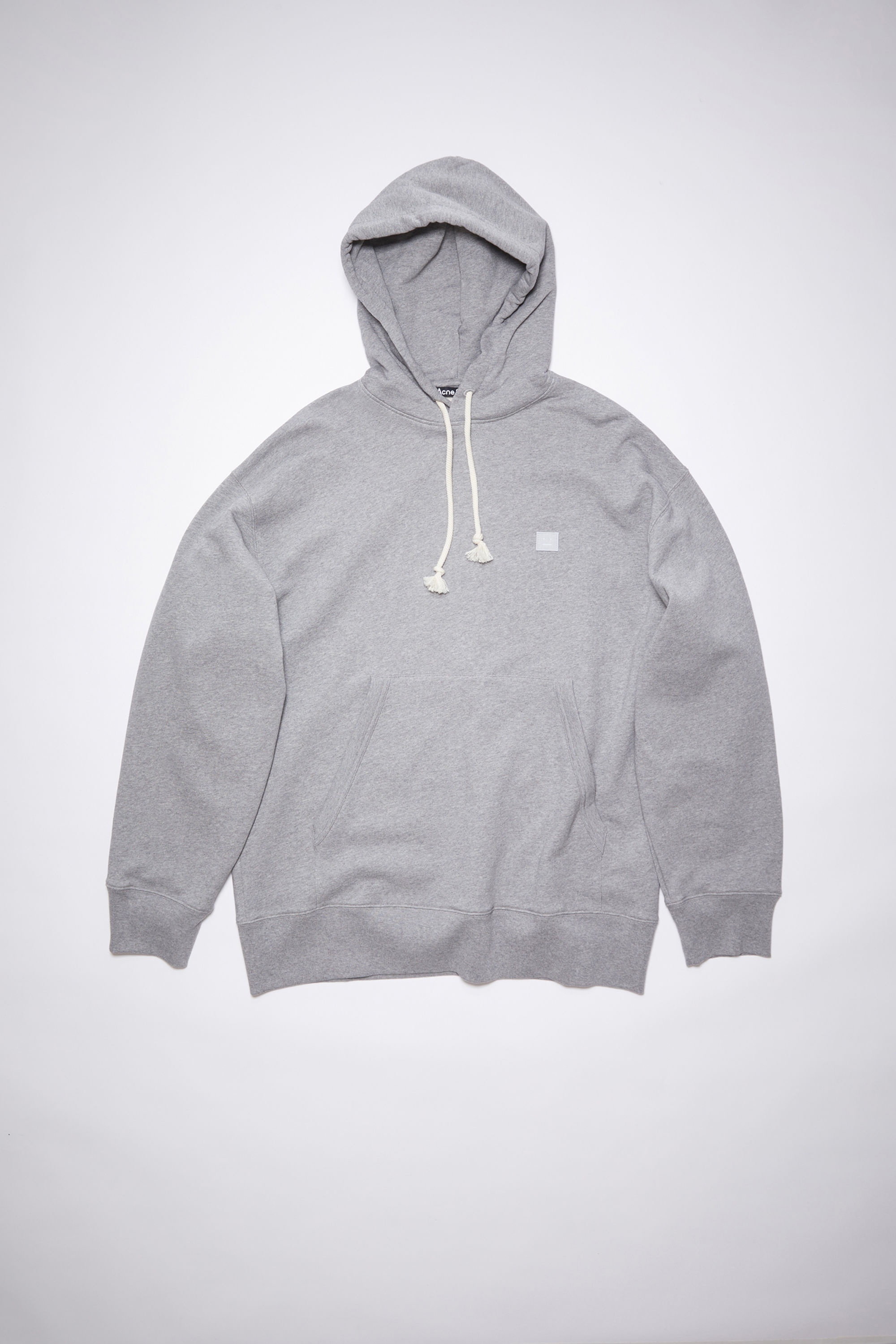 Hooded sweatshirt - Oversized fit - Light Grey Melange - 5