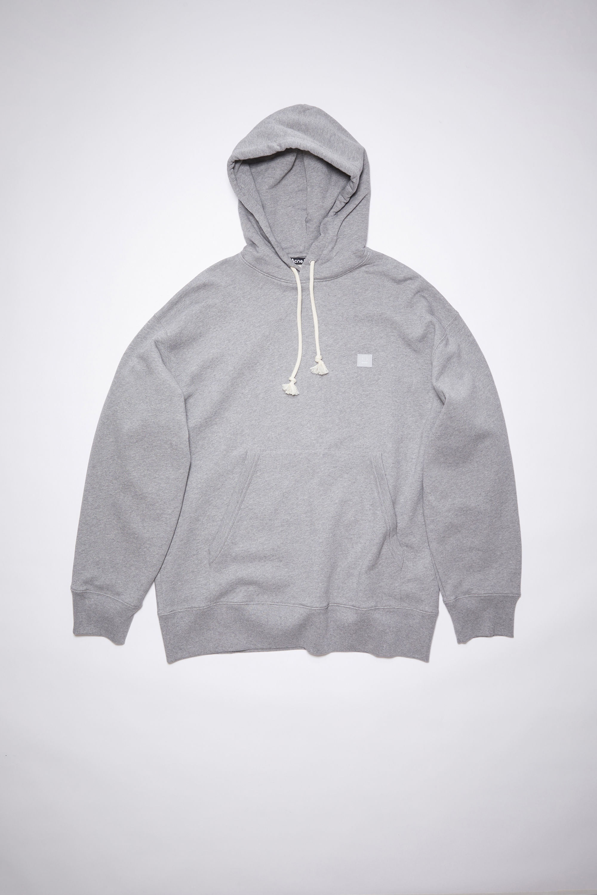 Hooded sweatshirt - Oversized fit - Light Grey Melange - 5