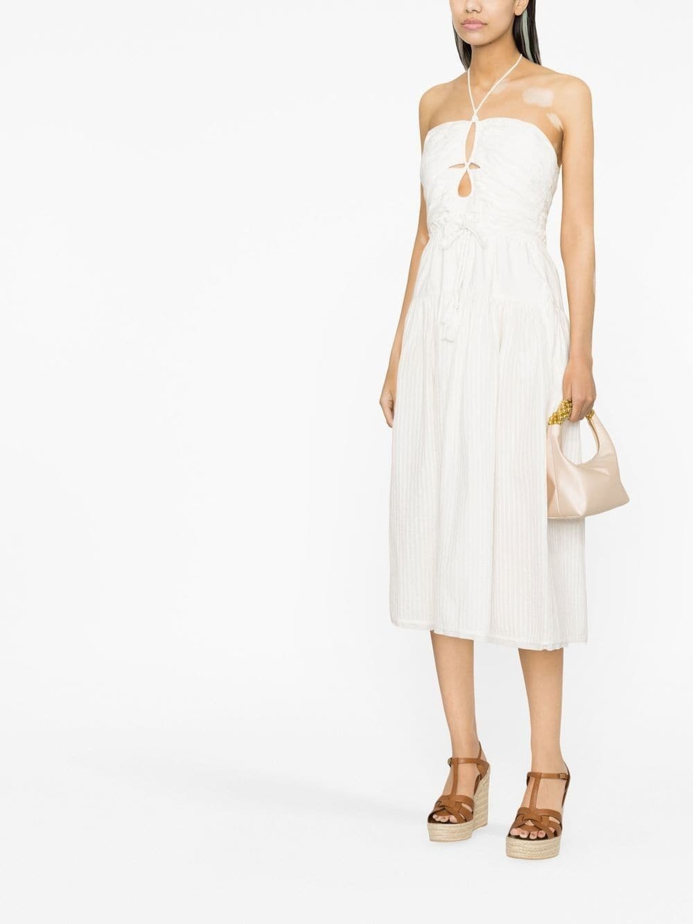 Ella halterneck midi dress - 3