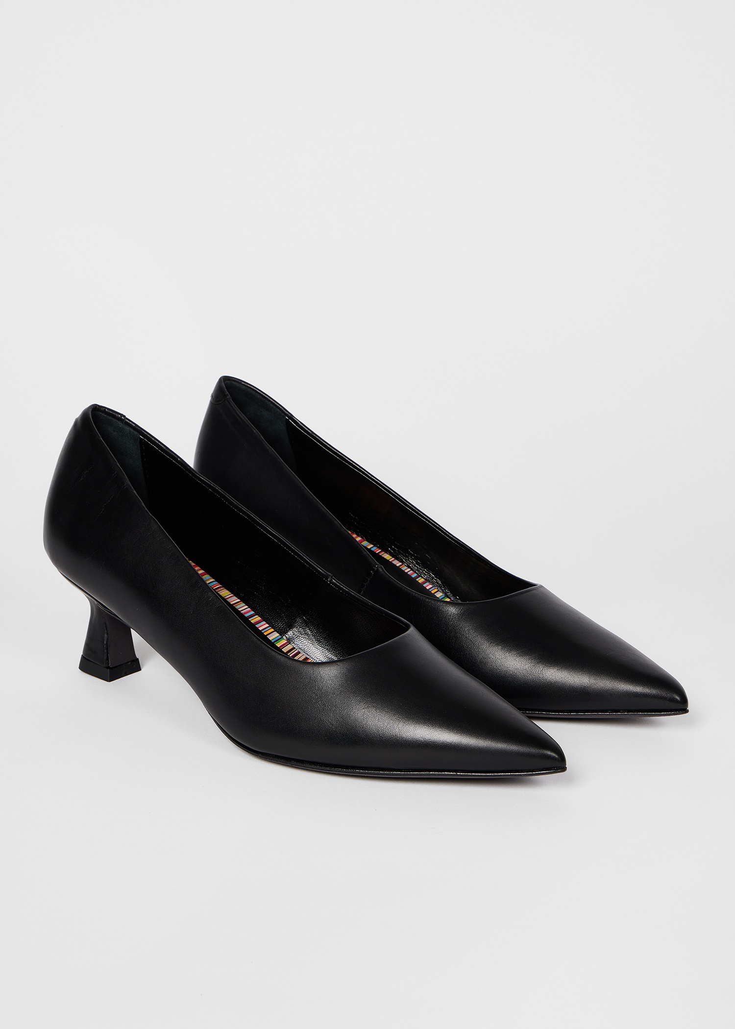 Women's Black 'Sonora' Heel Court Shoes - 4