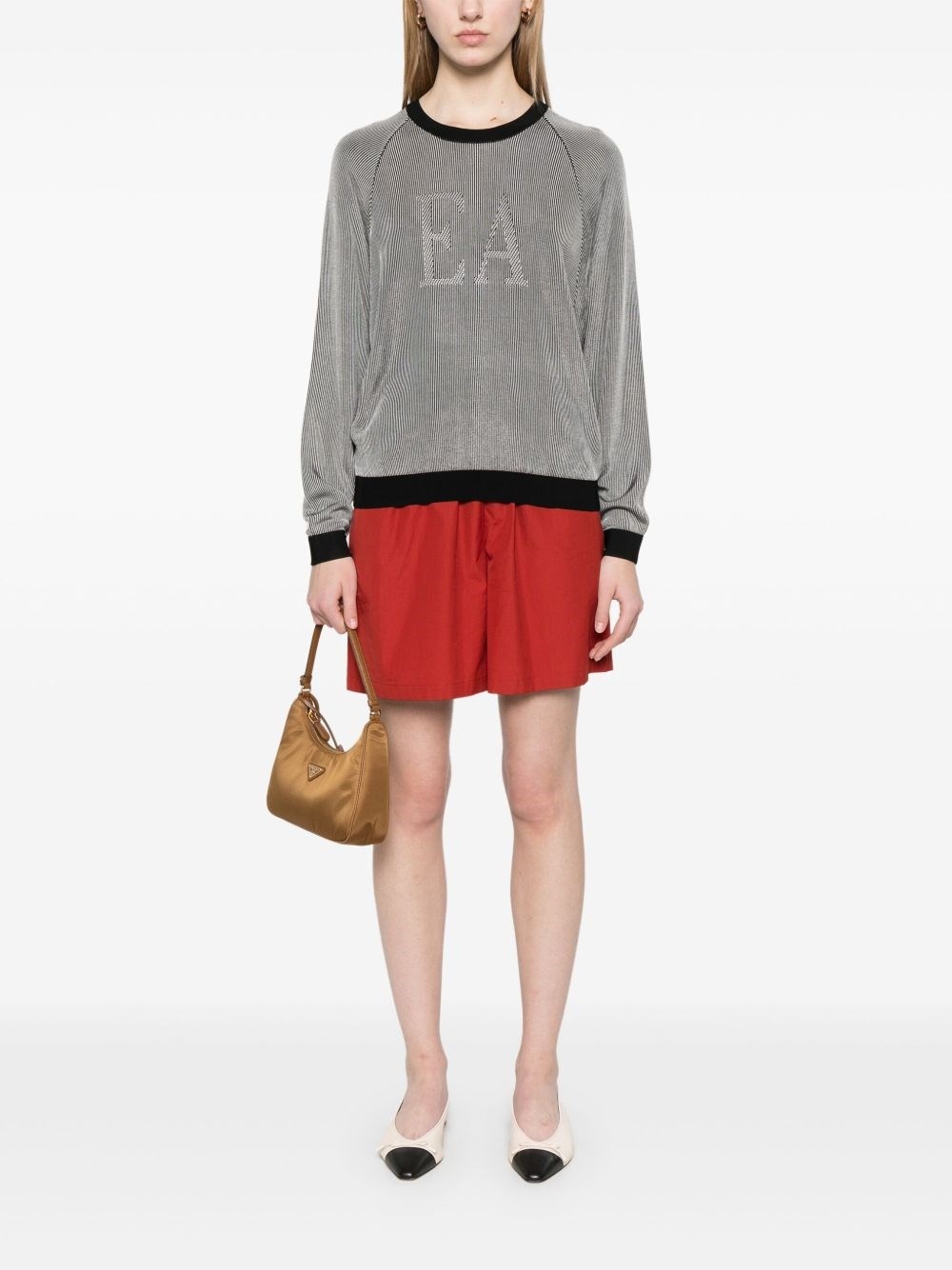 Logo striped sweater - 2