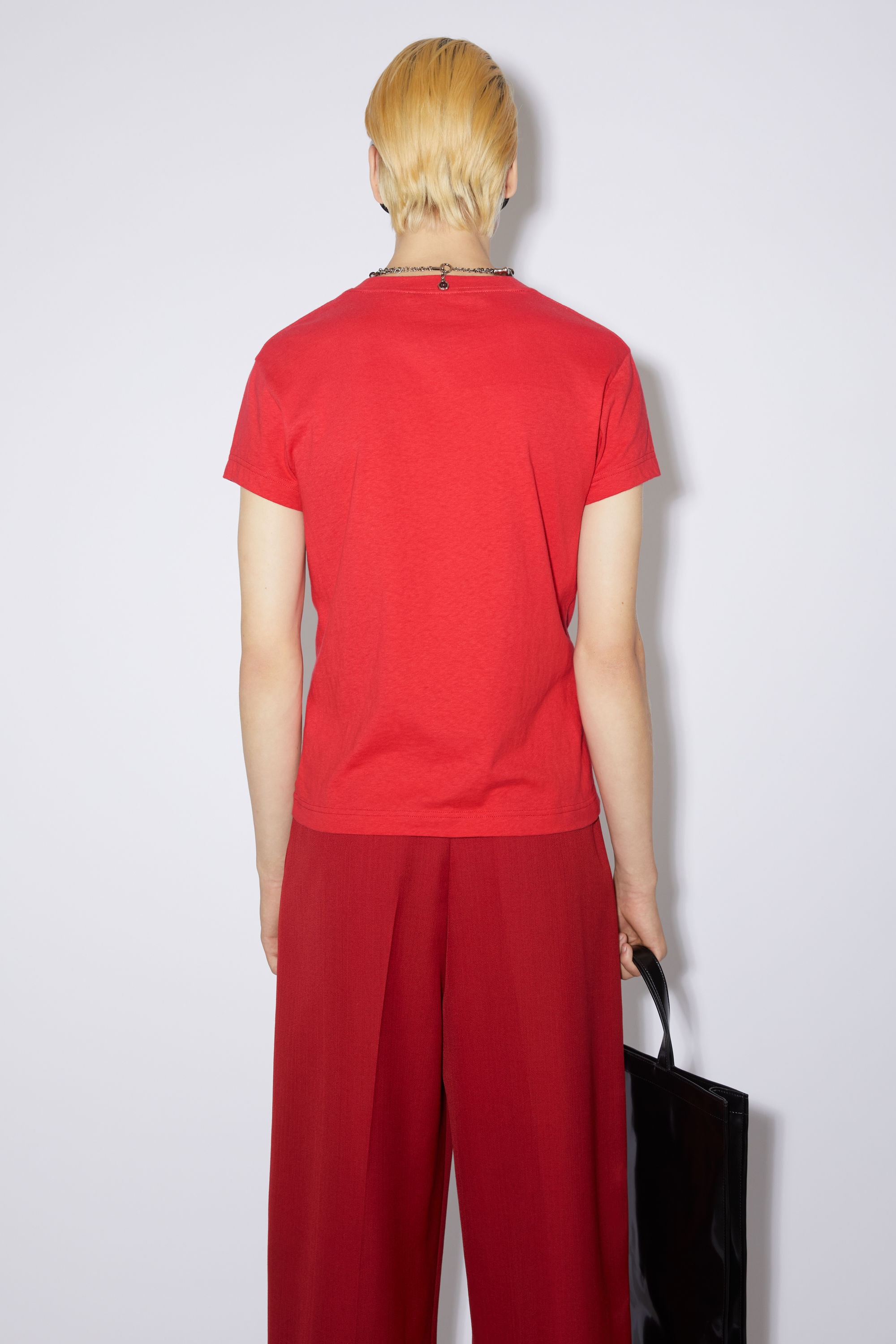 Rhinestone t-shirt - Cardinal red - 3