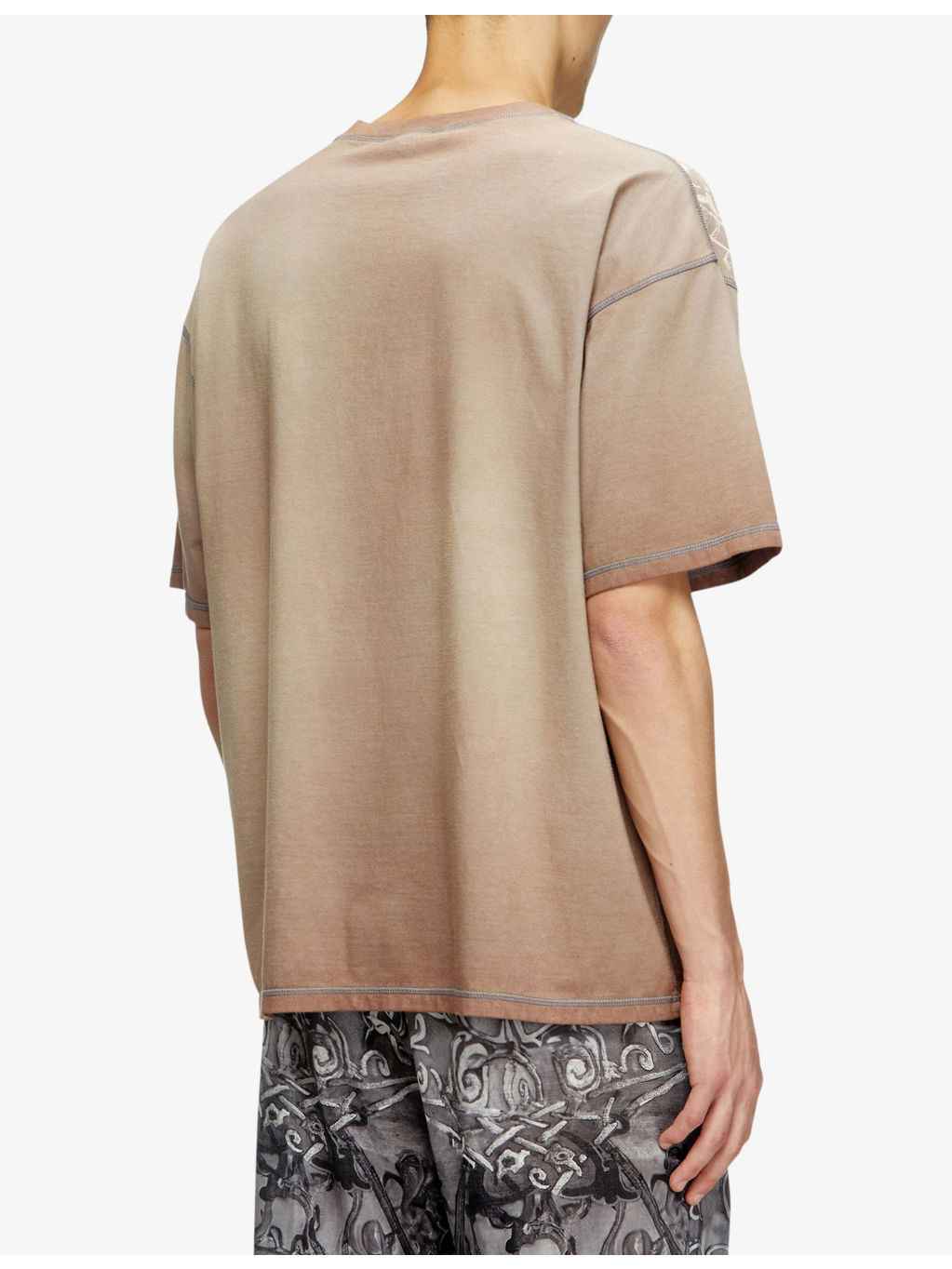T-Boxt-T13 Medieval-Print Cotton-Jersey T-Shirt - 4