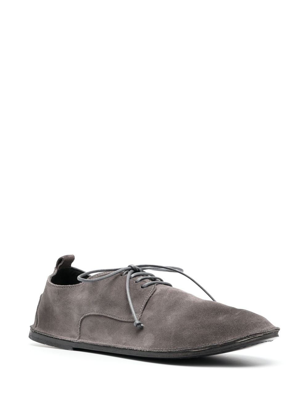 lace-up suede derby shoes - 2