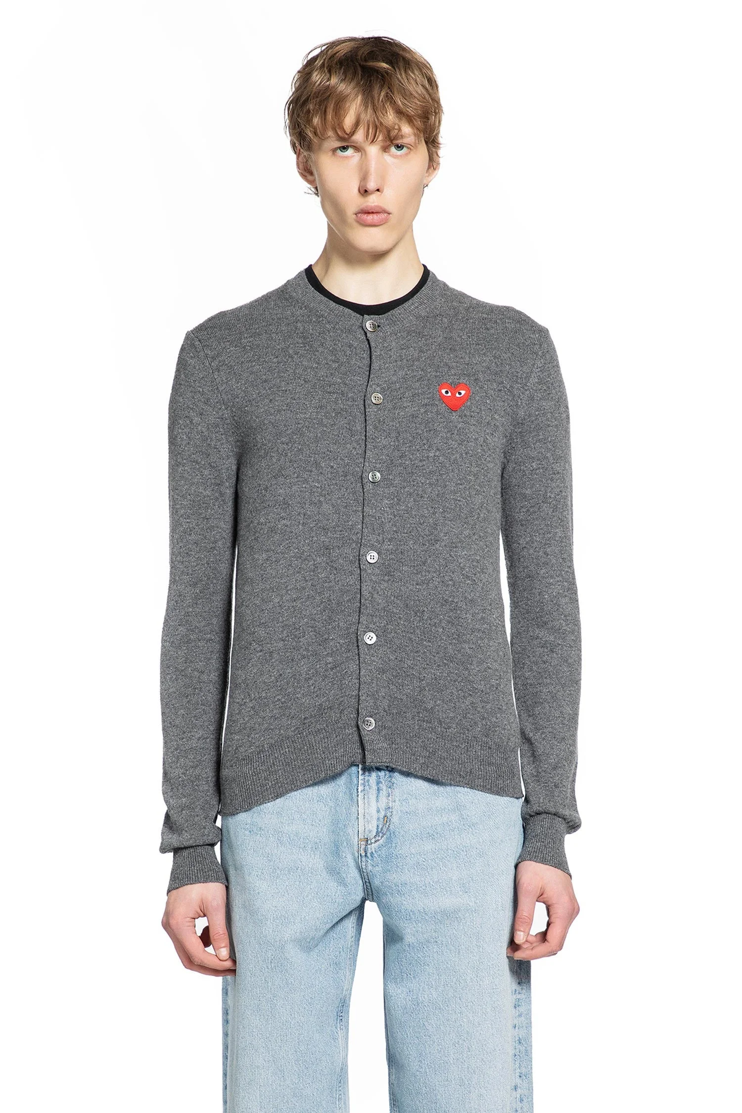 Heart Cardigan In Wool - 1