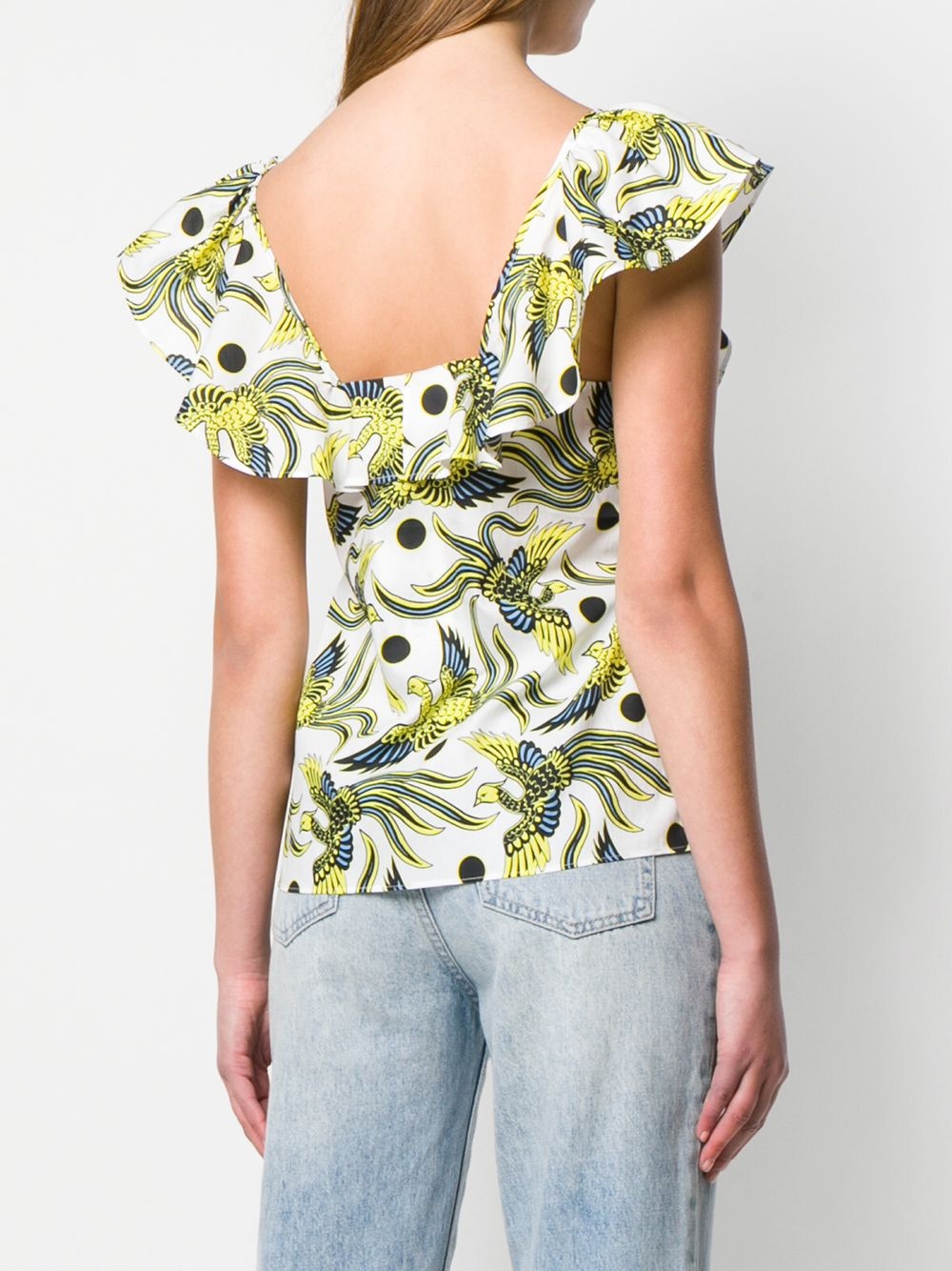 bird print top - 4