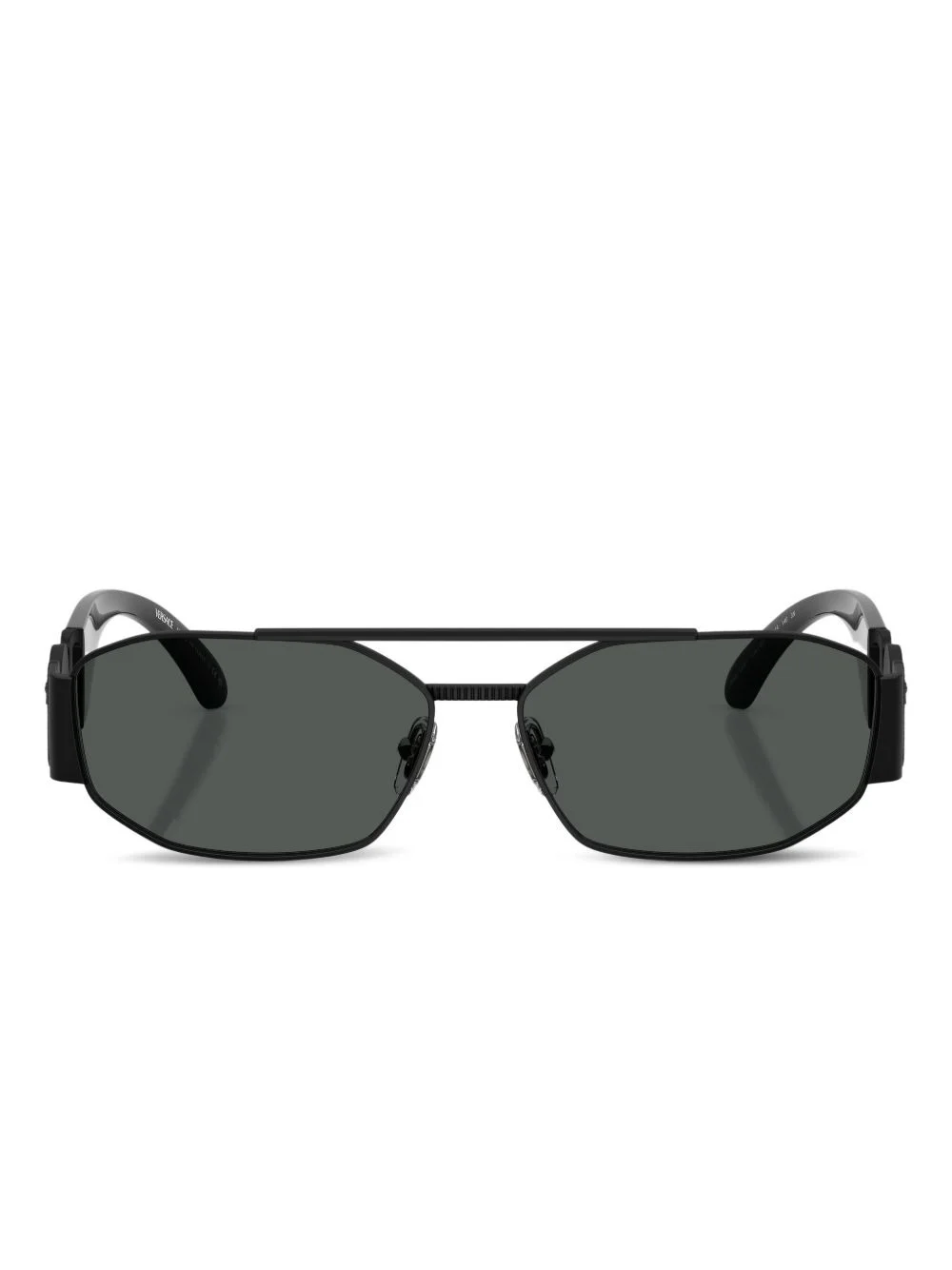 embellished double-bridge sunglasses - 1