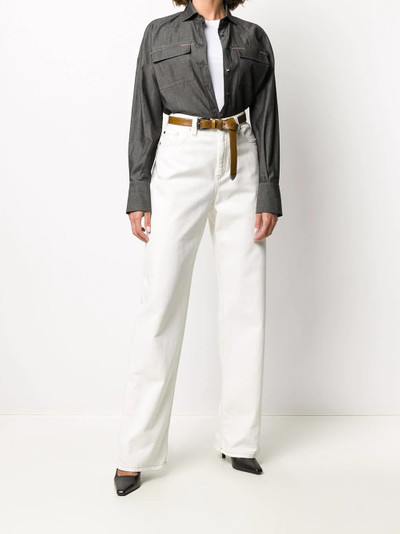 Brunello Cucinelli monili-embellished shirt outlook