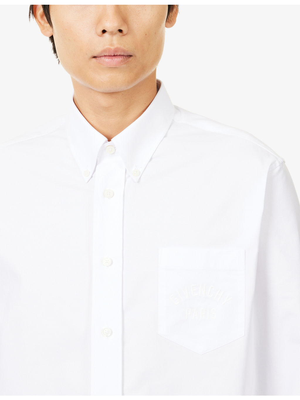 Classic Embroidered-Logo Cotton Shirt - 5