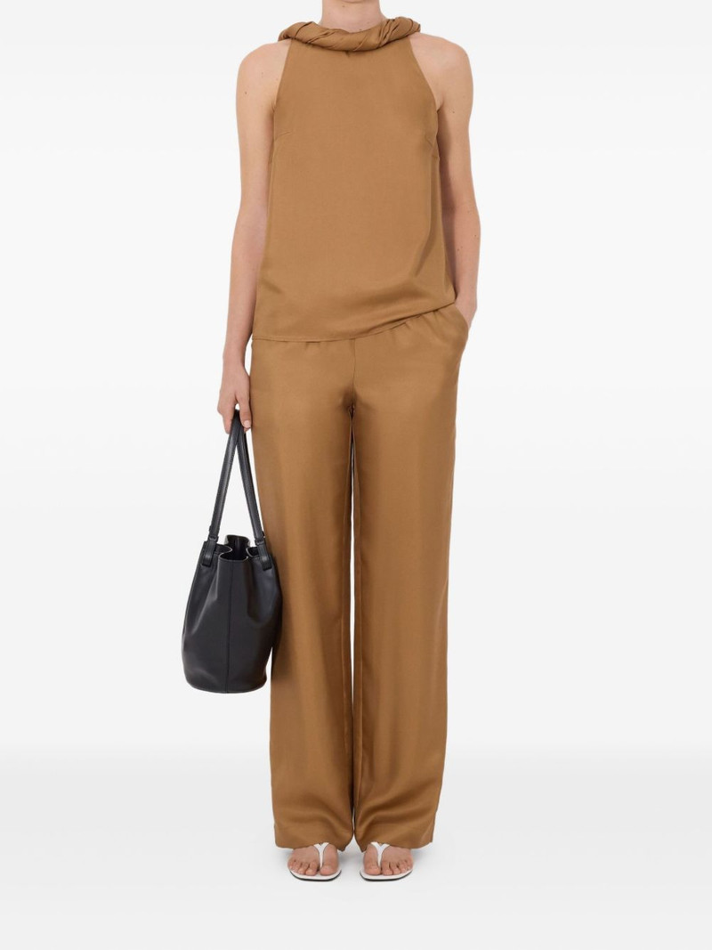 Loulou de Saison Wilma twisted-collar blouse outlook