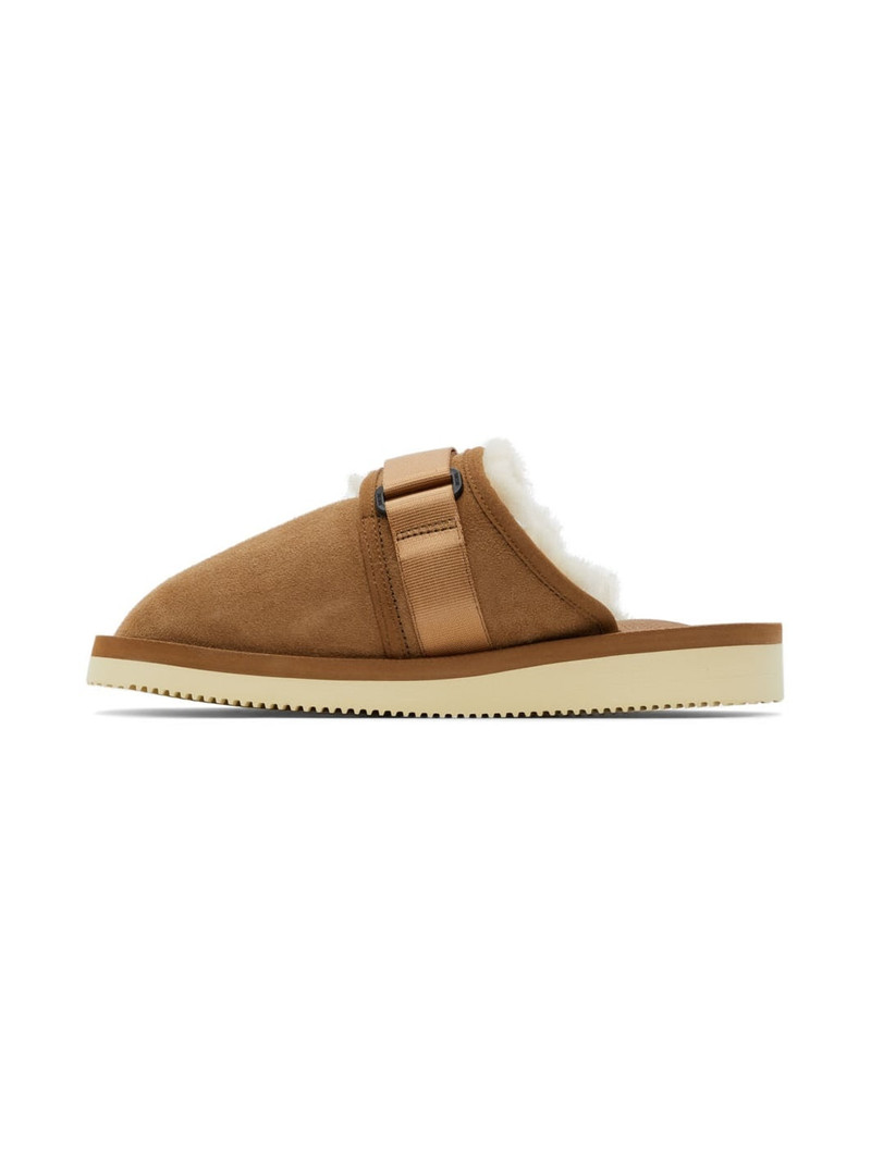 Brown Shearling ZAVO-M2ab Sandals 3
