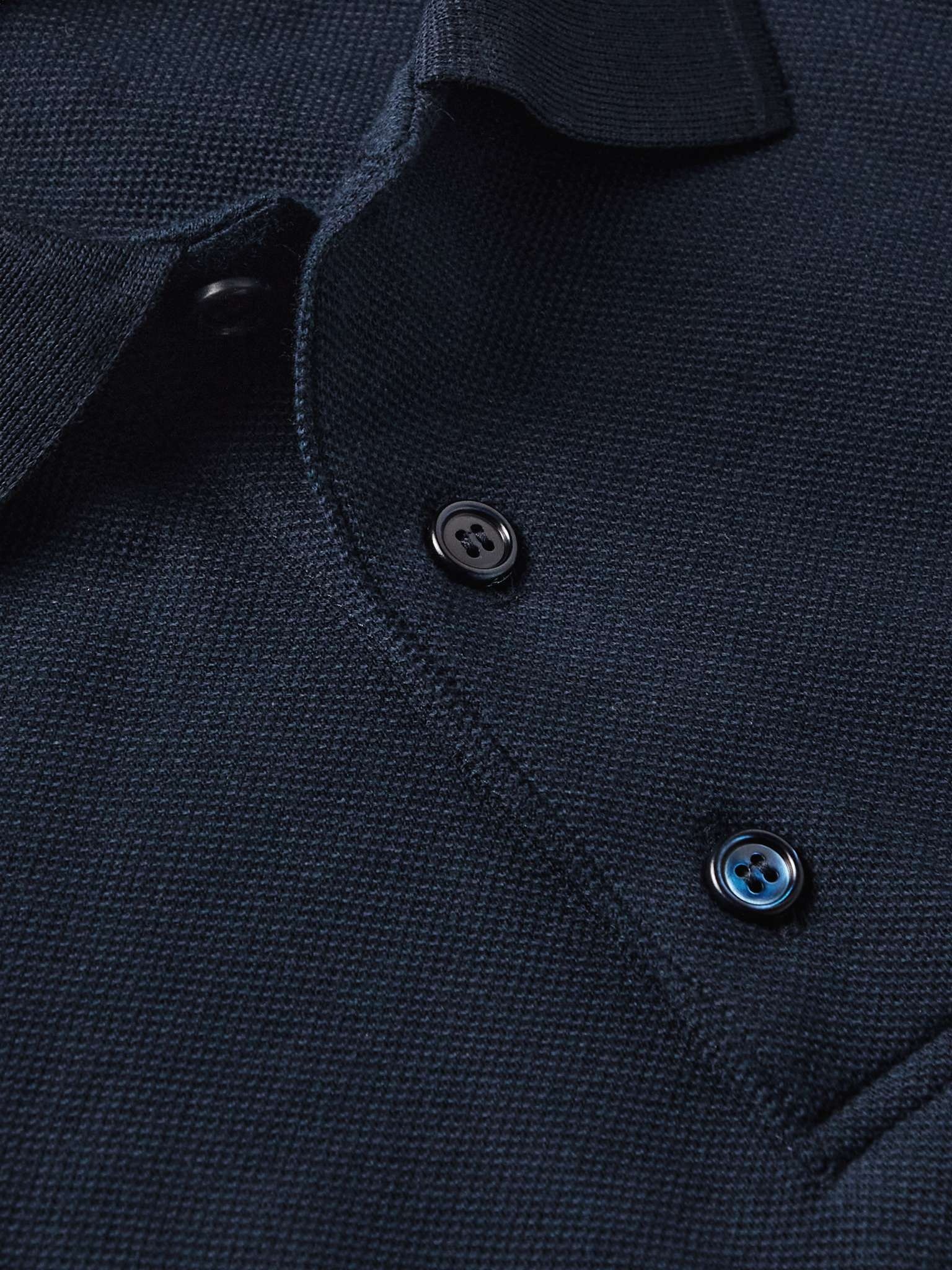 Cotton-Piqué Polo Shirt - 4