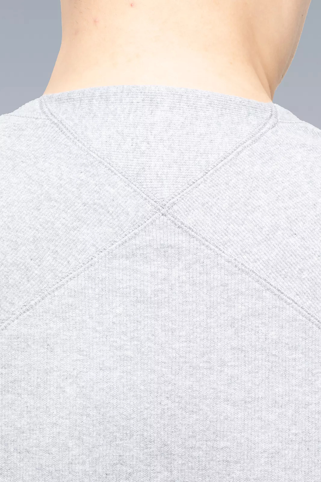 S27-PR Cotton Rib Longsleeve Shirt Gray Melange - 19