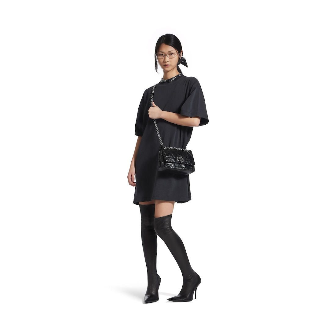 Women's Monaco Mini Bag in Black - 8