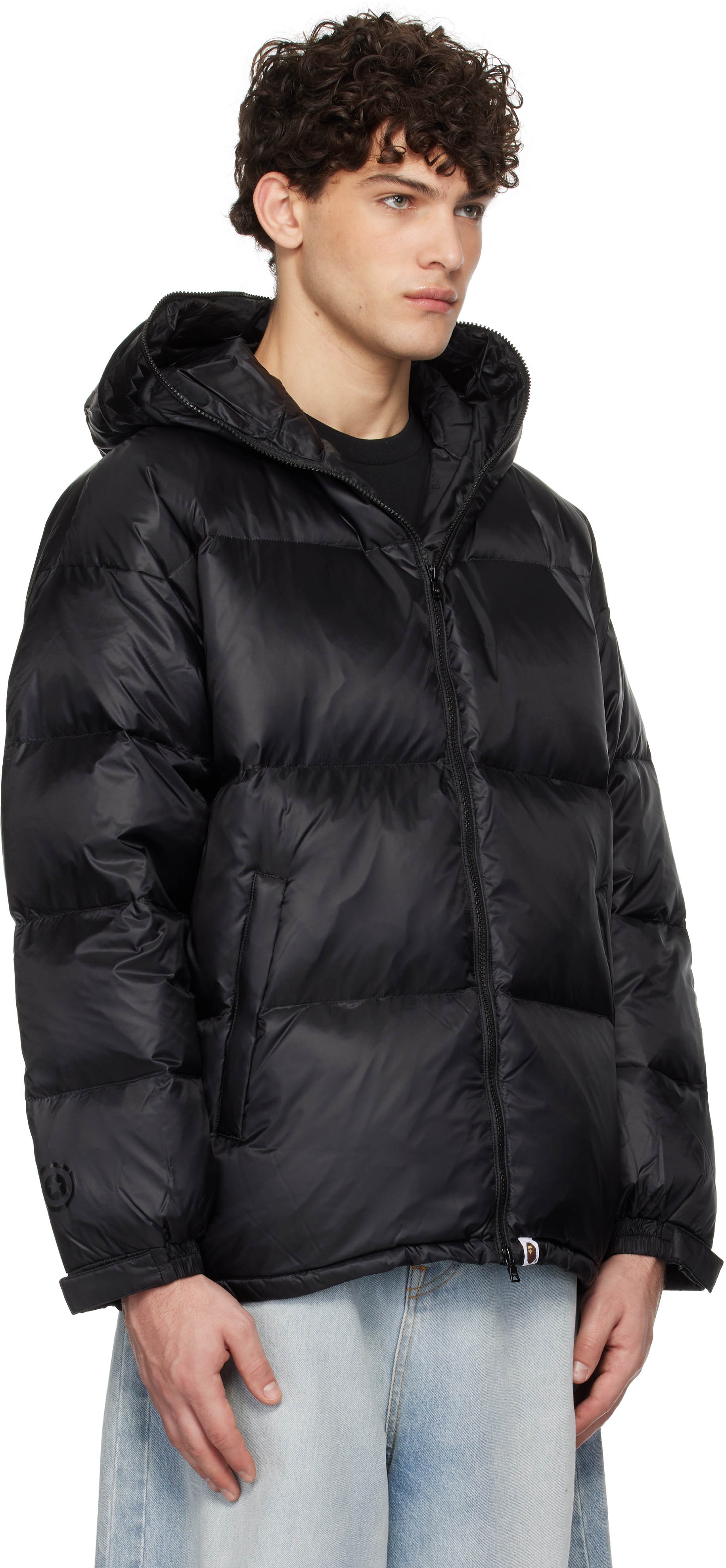 Black Shark Relaxed Fit Down Jacket - 2