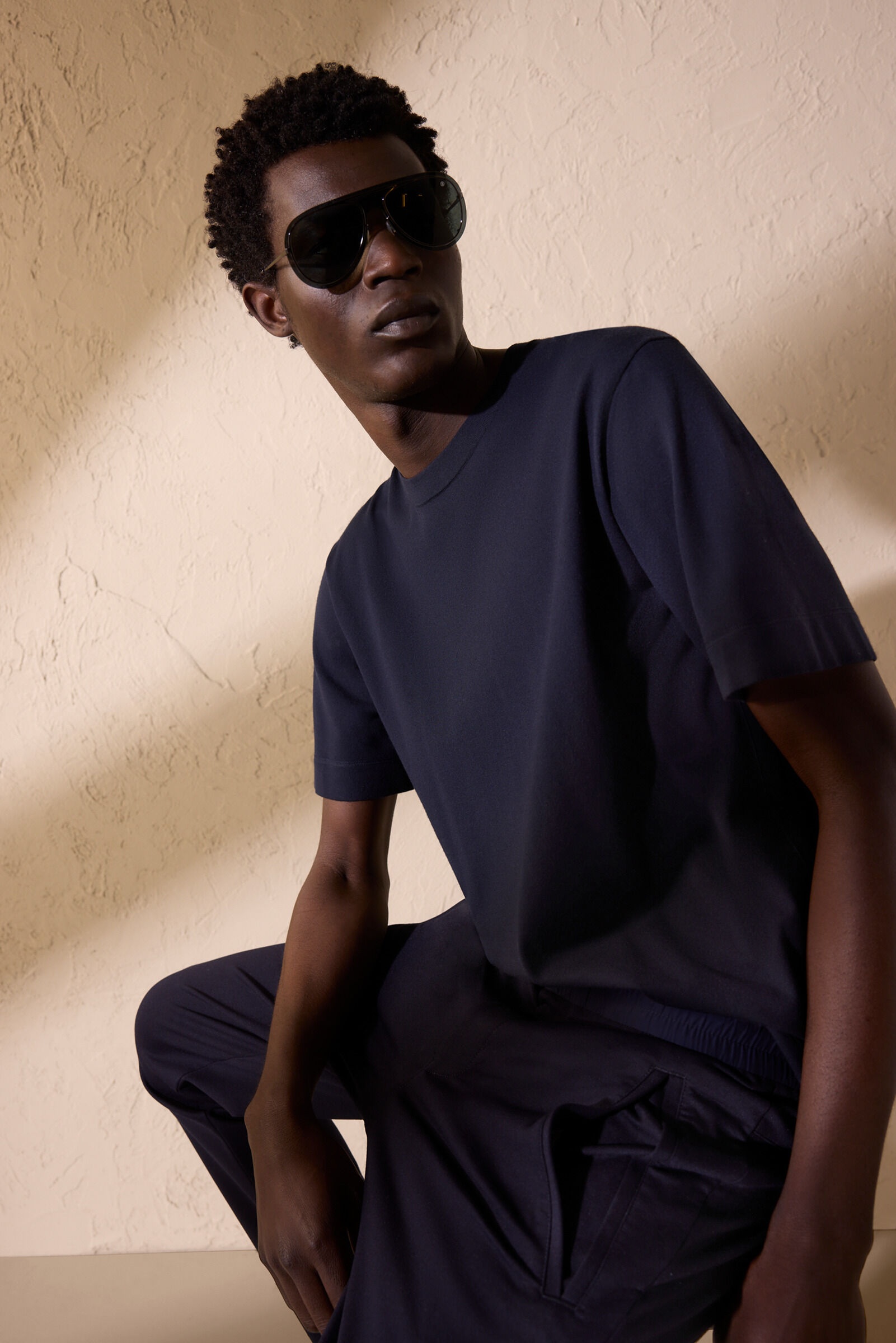 Simon T-shirt in Navy blue - 6