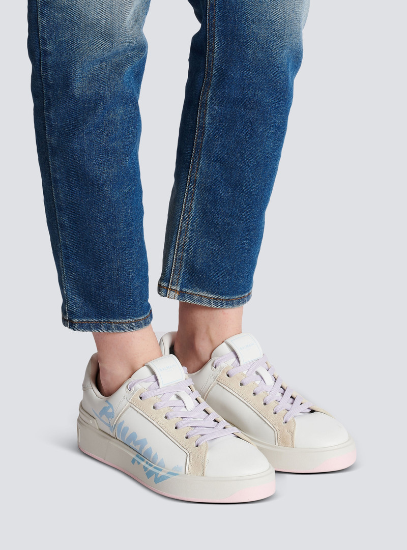 Balmain B-Court Balmain leather trainers outlook