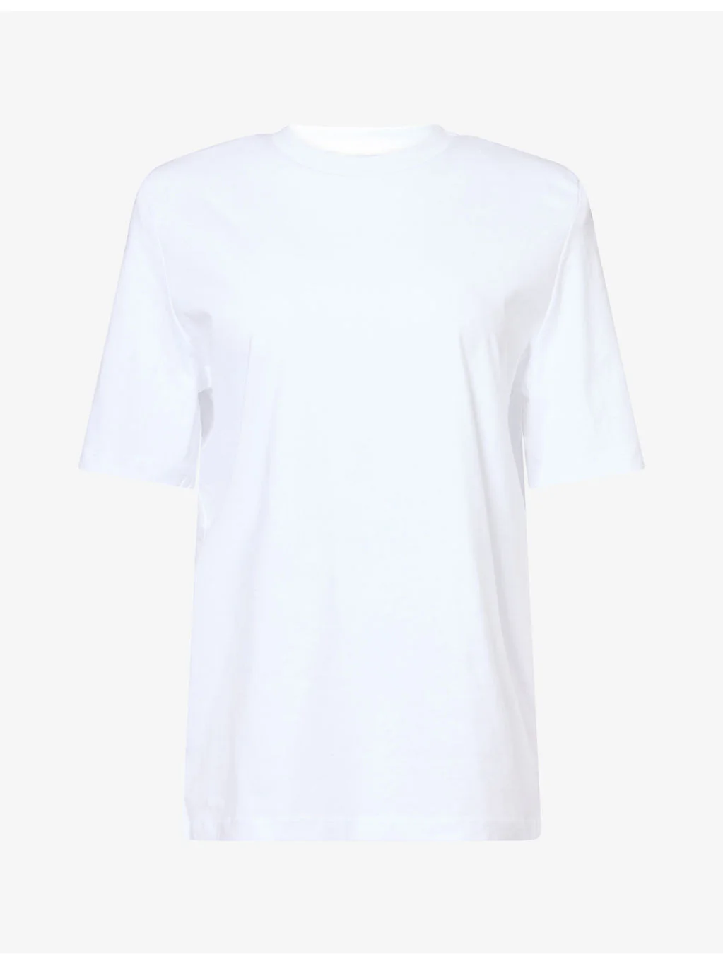 Carrington Padded-Shoulder Cotton-Jersey T-Shirt - 1