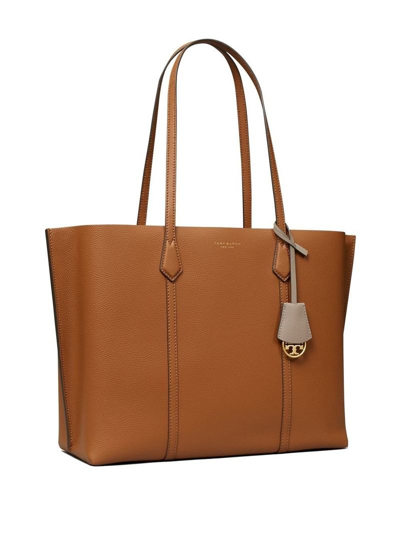 leather logo-print tote bag 3