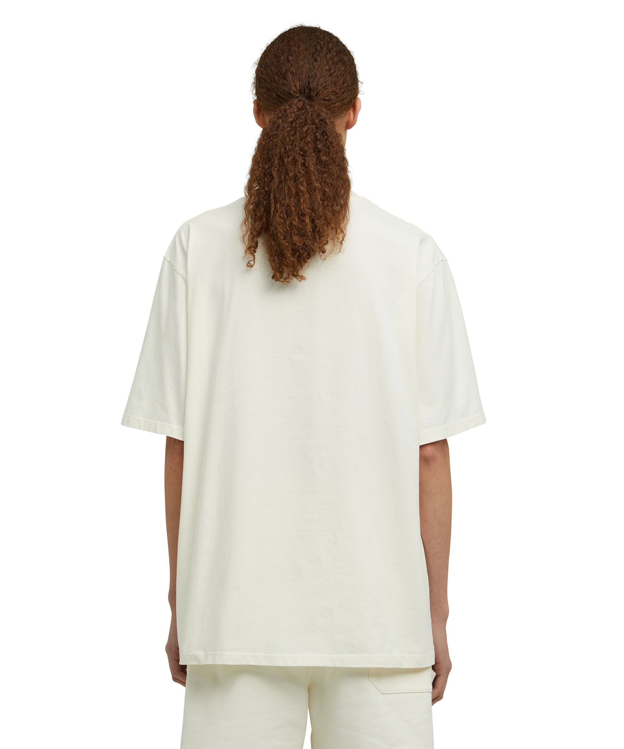 Organic cotton crewneck t-shirt from the MSGM Fantastic Green Capsule - 8