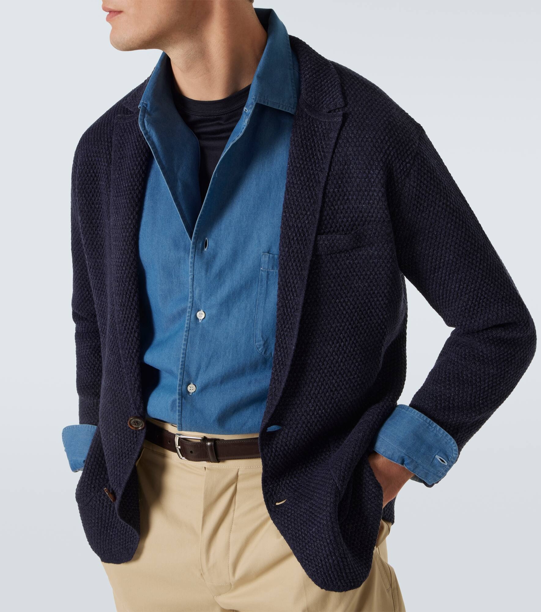 Linen-blend cardigan - 5