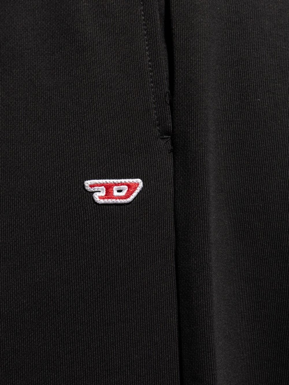 logo-patch cotton track pants - 5