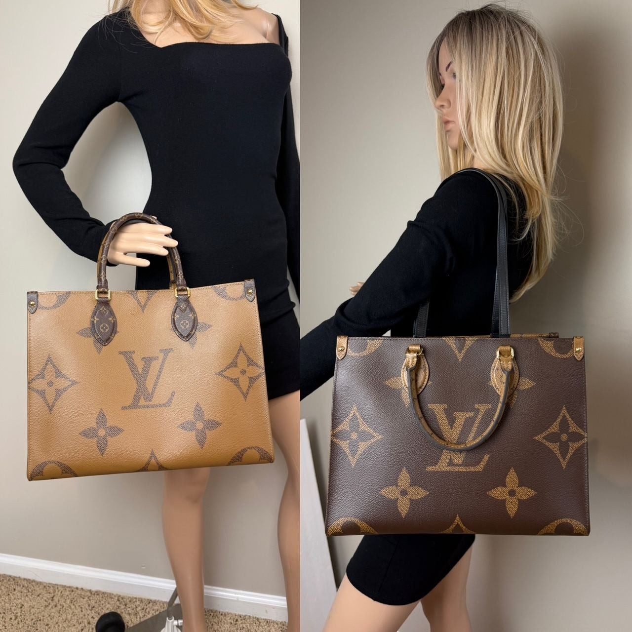 Louis Vuitton ONTHEGO MM Reverse Giant Monogram Tote - 11
