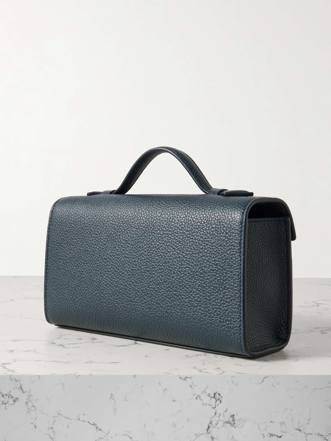 Symmetry Pochette leather tote Navy - 3