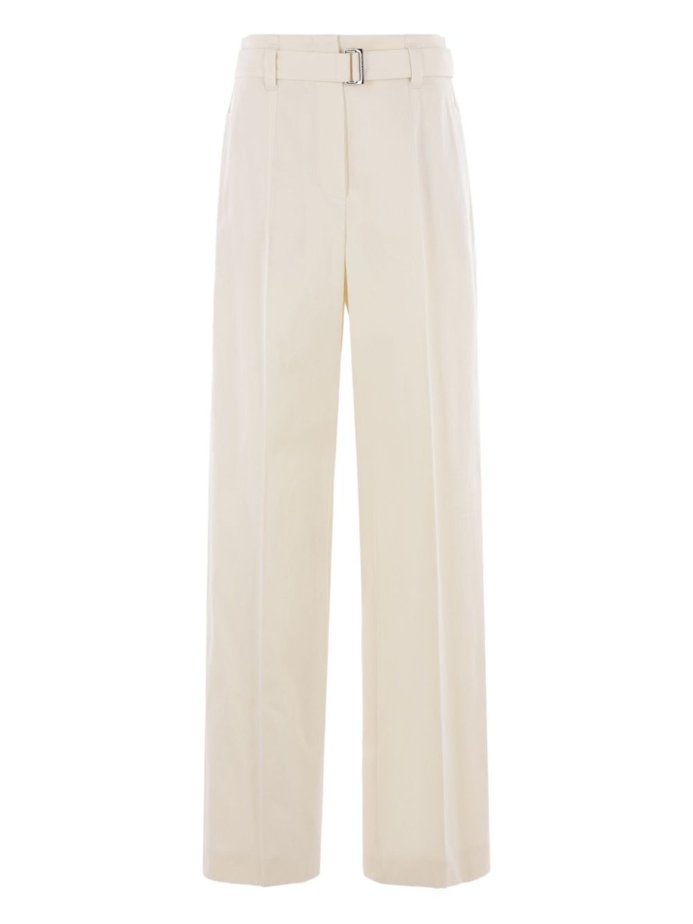 belted pleated trousers - 1
