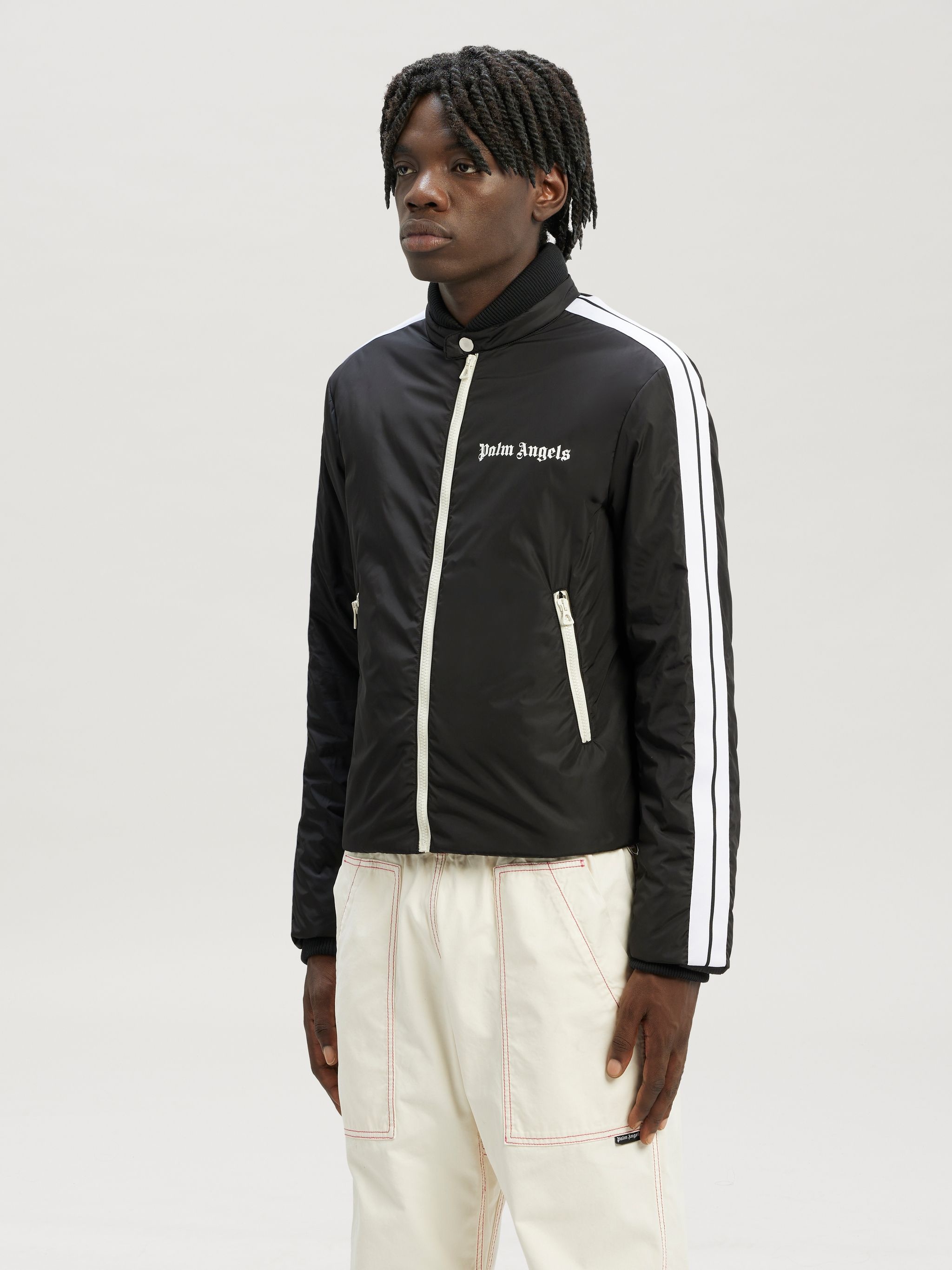 【関税＆送料込み】Palm Angels Jackets 関税込【Palm Angels】ロゴ ライン トラックジャケット ジャージ