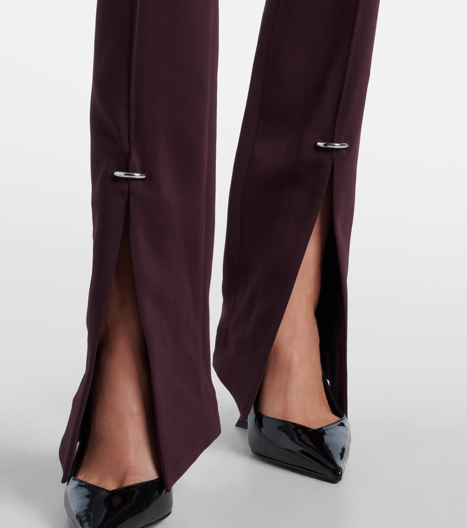 High-rise flared pants - 5